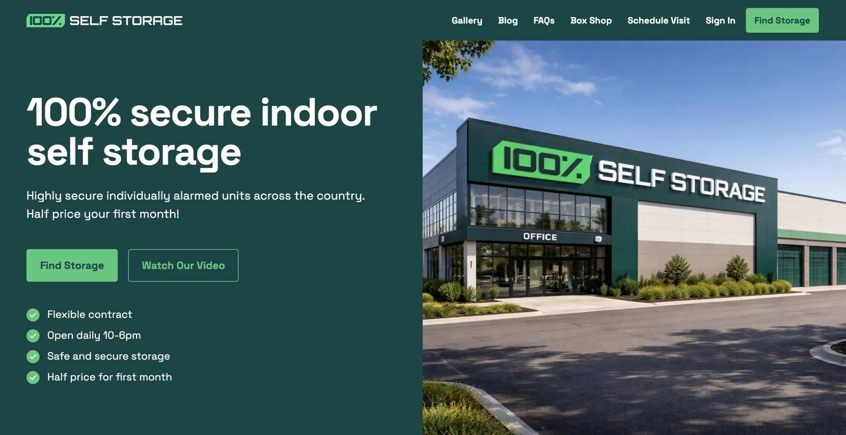 New split home intro layouts