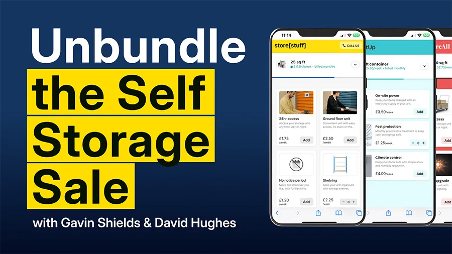 Unbundling the Self Storage Sale: How to Boost Revenue & Give Customers More Choice