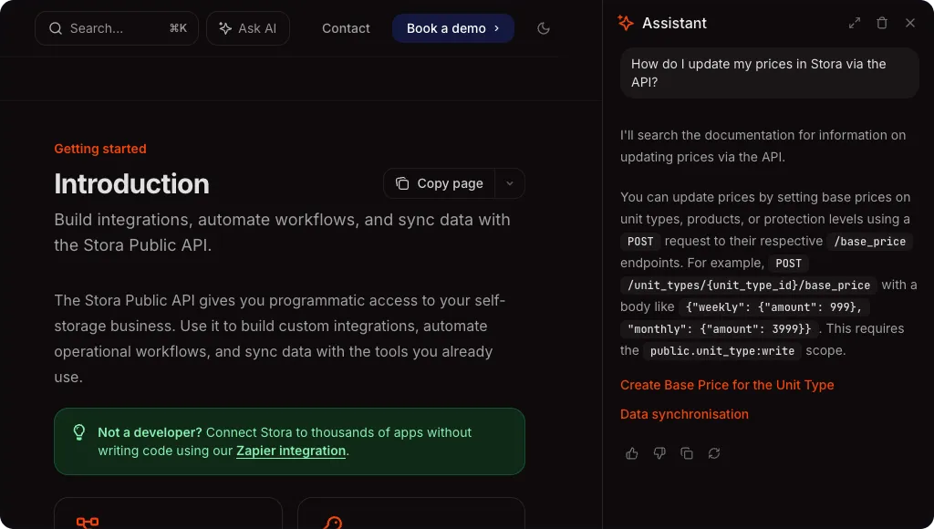 New and improved API docs