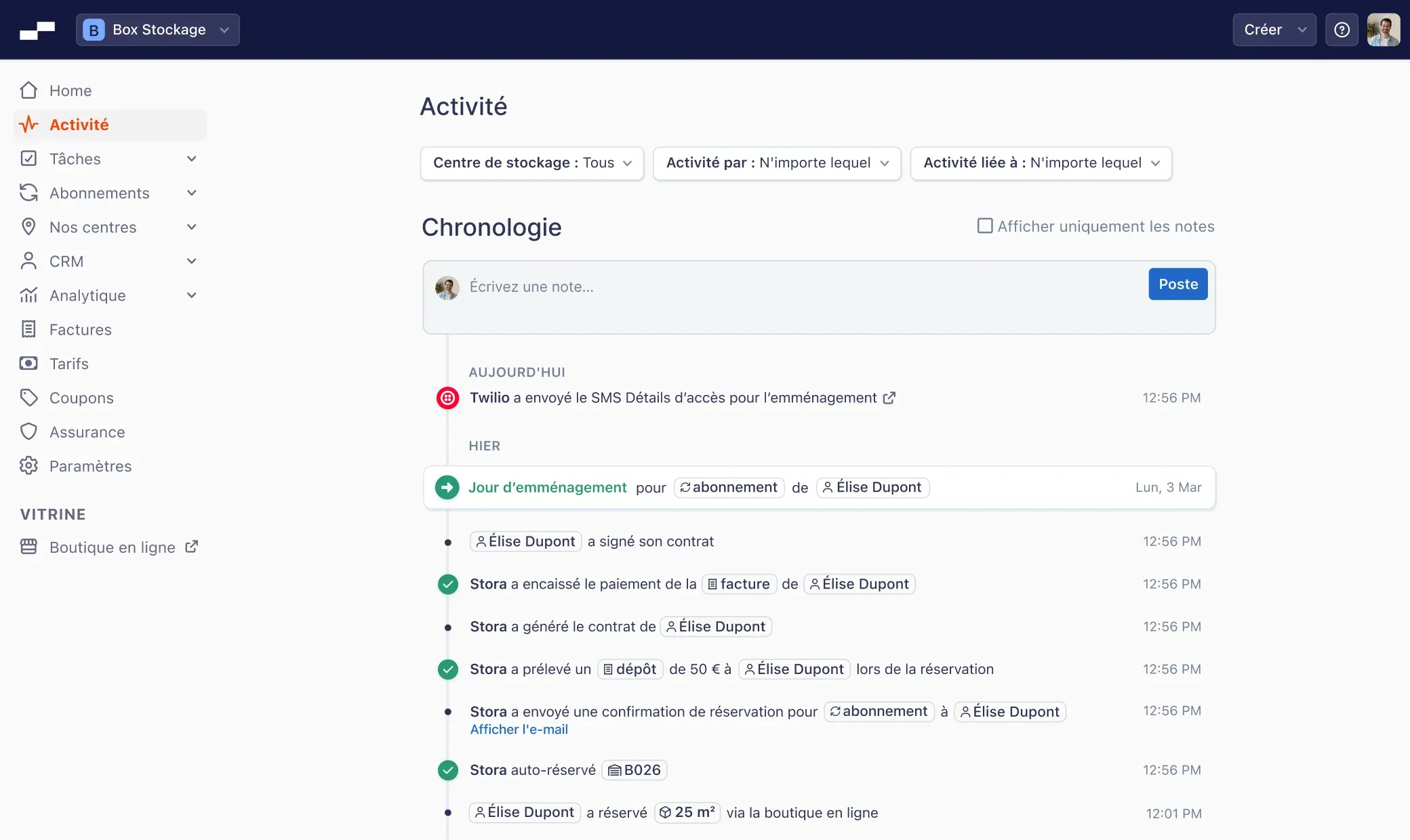 Stora automation