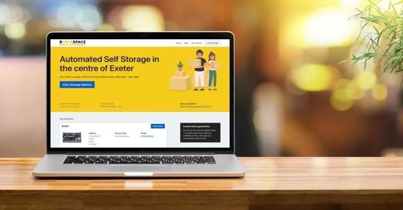 Blockspace storefront on desktop