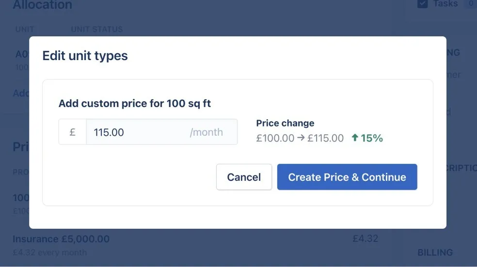Easily create custom prices for subscriptions