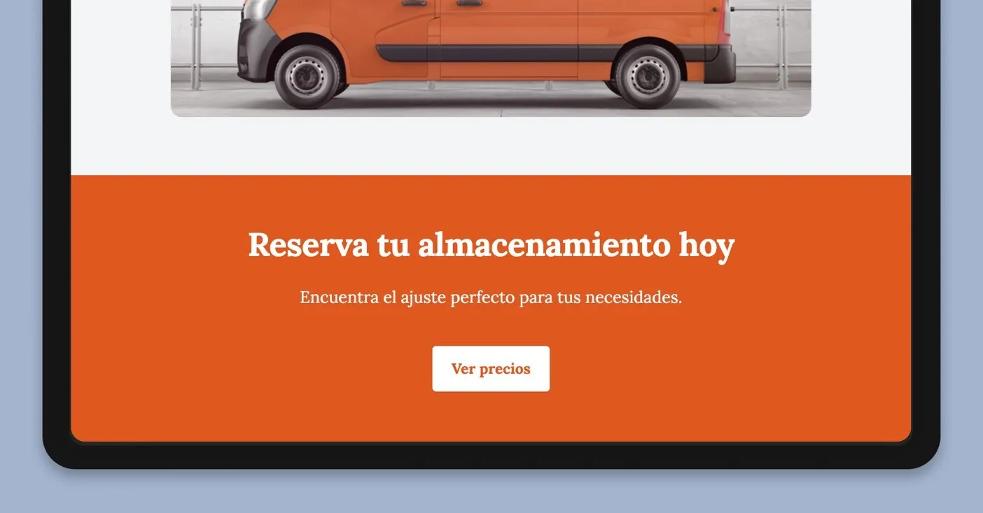 Storefront footer banner