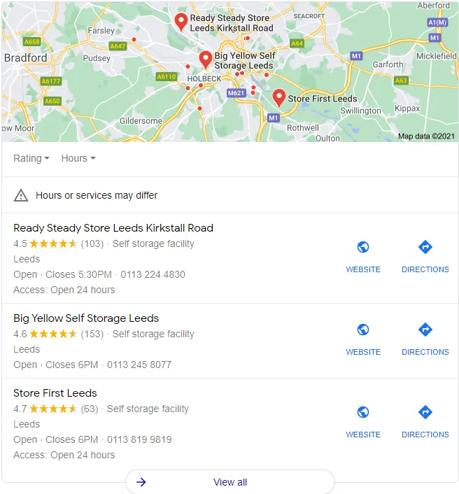 Google my business