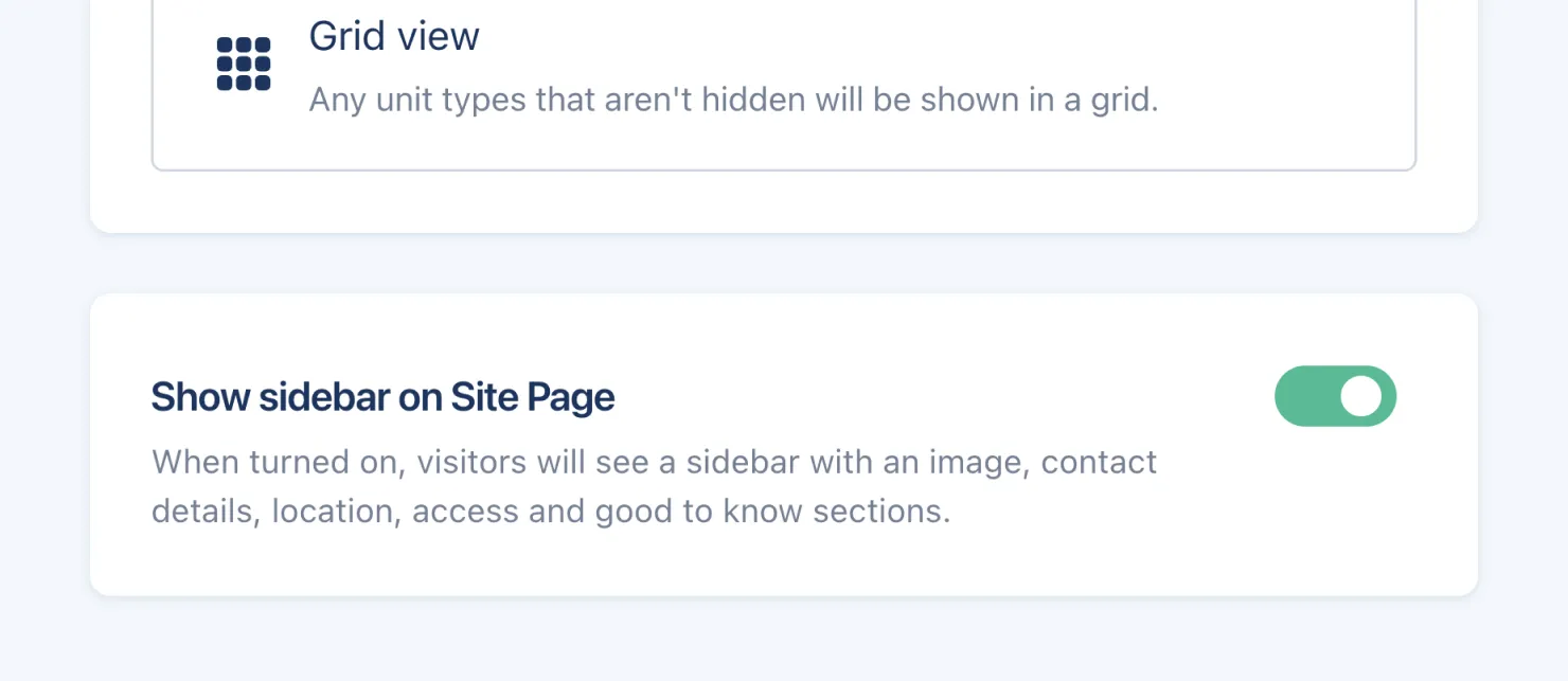 Hide your site page sidebar