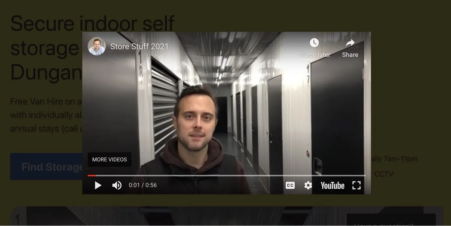 Add an introduction video to your Homepage