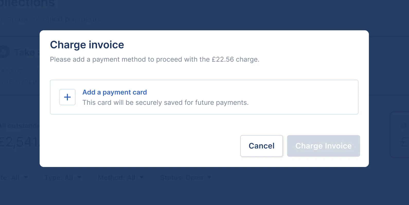 More control over invoice states