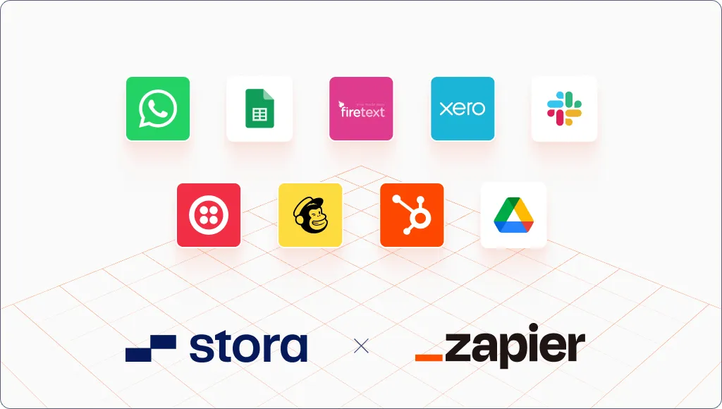 Zapier: Connect Stora to your favourite tools in minutes